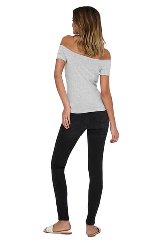 Top - Gris claro jaspeado