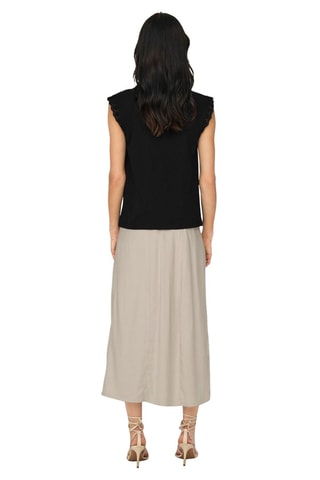 Top de algodón orgánico - Negro