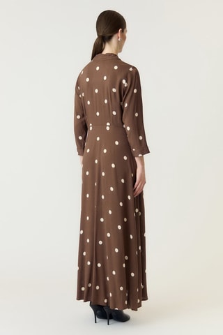 Vestido camisero - Crudo - Selected