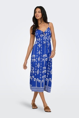 Vestido midi - Azul rey