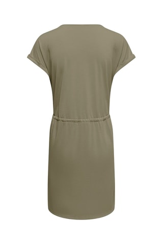 Vestido evasé - Caqui