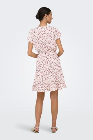 Vestido evasé - Blanco
