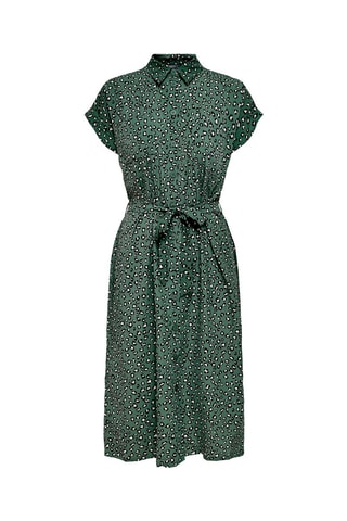Vestido camisero - Verde oscuro