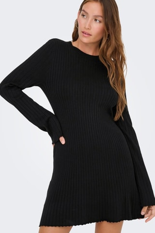 Vestido jersey - Negro