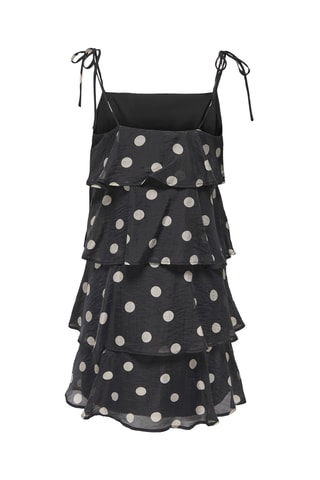 Vestido avolantado - Negro