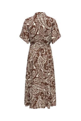 Vestido camisero - Marrón