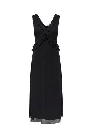 Vestido midi - Negro