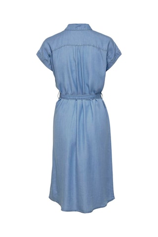 Vestido camisero vaquero - Azul