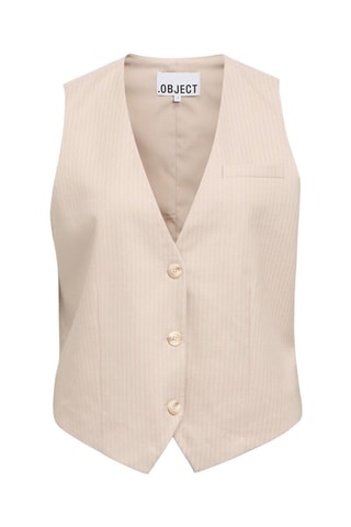 Chaleco de traje - Beige - Selected