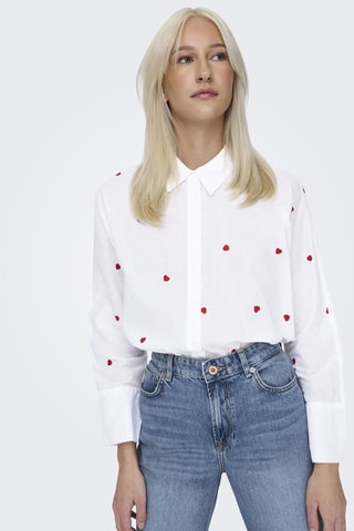 Camisa boxy - Blanco