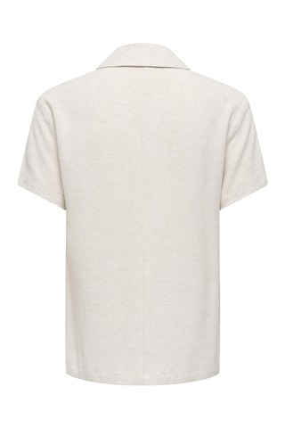 Camisa oversize - Gris claro