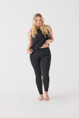 Leggings de algodón orgánico - Negro