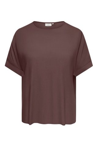 Camiseta regular fit - Marrón