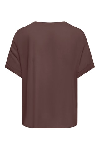 Camiseta regular fit - Marrón
