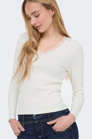 Camiseta regular fit de algodón orgánico - Blanco
