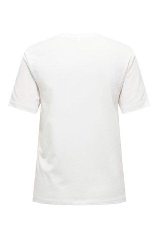 Camiseta regular fit de algodón orgánico - Blanco