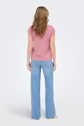 Camiseta loose - Rosa viejo
