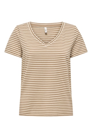 Camiseta regular fit - Marrón claro