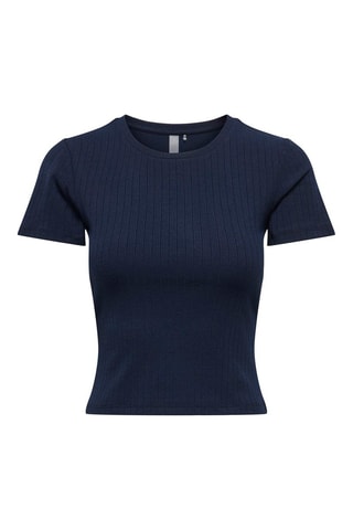 Camiseta slim fit - Azul noche