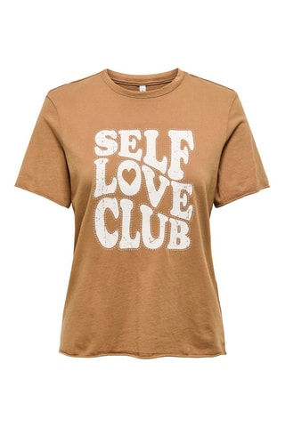 Camiseta de algodón orgánico - Camel