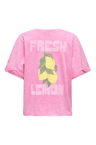 Camiseta regular fit de algodón orgánico - Malva