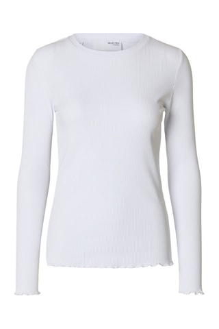 Camiseta de algodón orgánico - Blanco - Selected