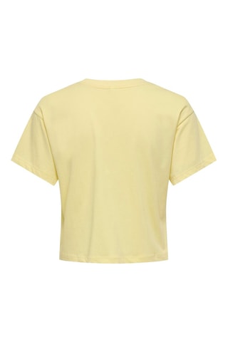 Camiseta regular fit de algodón orgánico - Amarillo