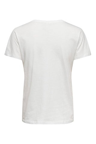 Camiseta regular fit de algodón orgánico - Blanco