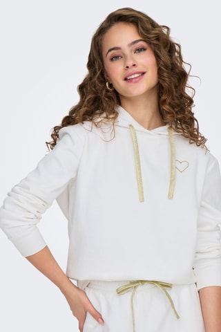 Sudadera con capucha - Blanco