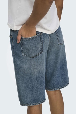 Bermudas vaqueras - Azul oscuro