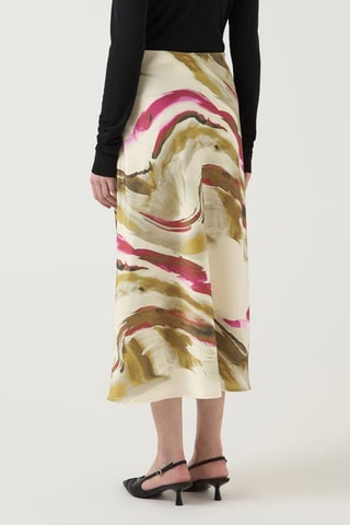 Falda midi - Crudo - Selected