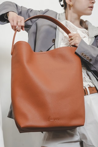 Bolso de piel Dune - Camel