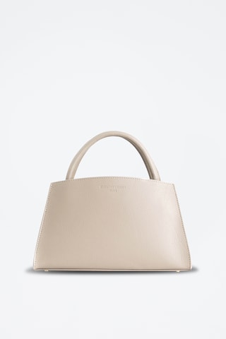 Borsa a mano in pelle Horizon - Grigio chiaro