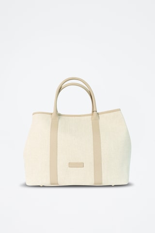 Bolso shopper de piel Diana - Topo