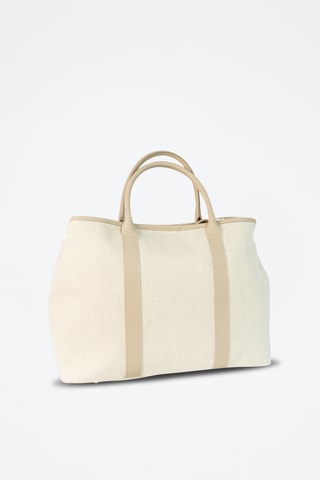 Bolso shopper de piel Diana - Topo