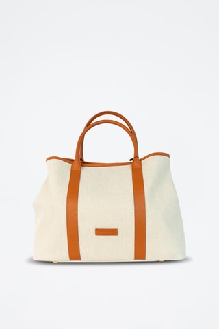 Bolso shopper de piel Diana - Camel