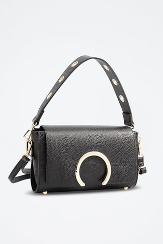 Borsa a mano in pelle Ralph - Nero