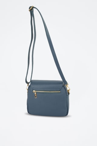 Borsa a tracolla in pelle Beeza  - Celeste