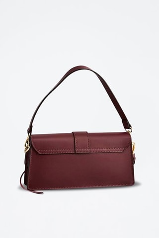 Borsa a tracolla in pelle Hazel - Bordeaux