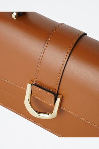 Borsa a mano in pelle Katya - Cammello