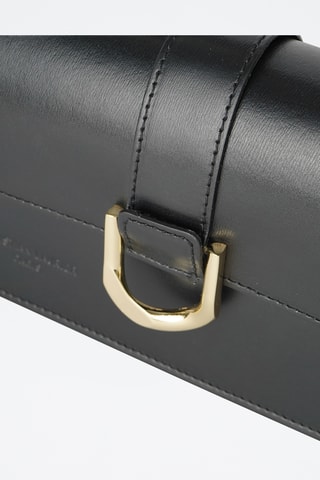Borsa a mano in pelle Katya  - Nero