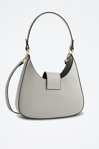 Borsa a tracolla in pelle Inaya - Grigio