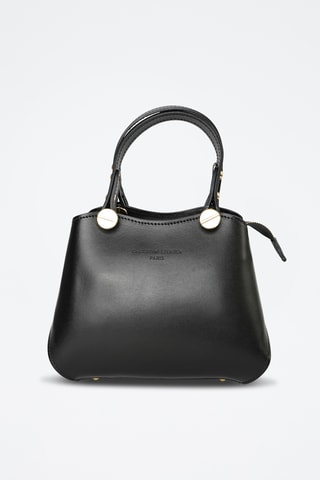 Borsa a mano in pelle Mini Karia - Nero