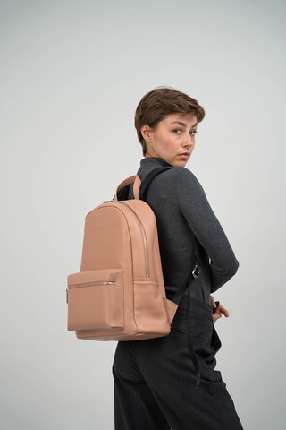 Zaino in pelle Libre - Beige