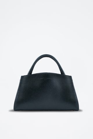 Borsa a mano in pelle Horizon - Nero