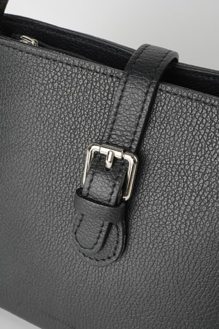 Borsa a mano in pelle Erya  - Nero