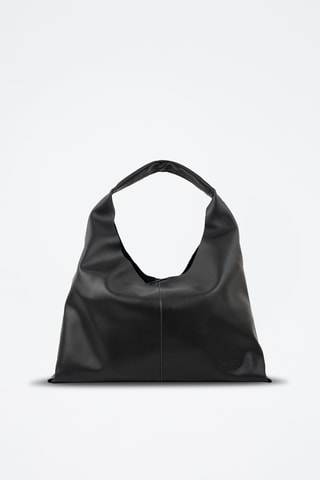 Bolso de piel Azza - Negro