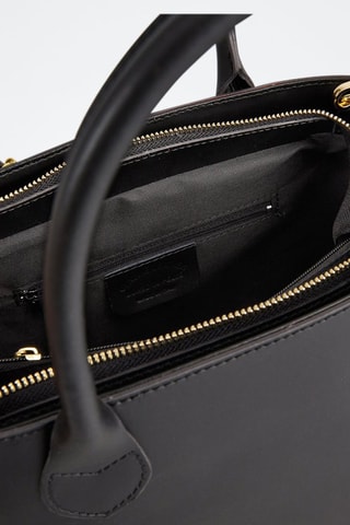 Bolso de piel Anita - Negro