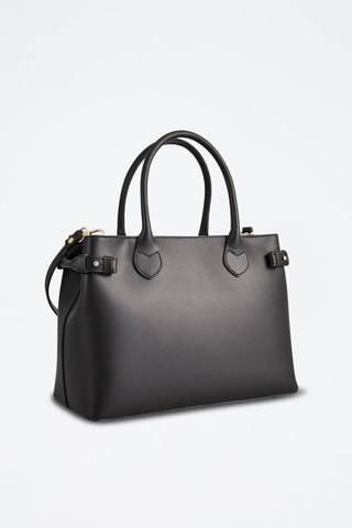 Bolso de piel Anita - Negro