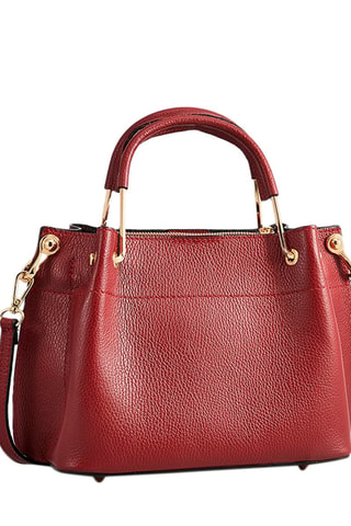 Borsa a mano in pelle Lamy - Rosso